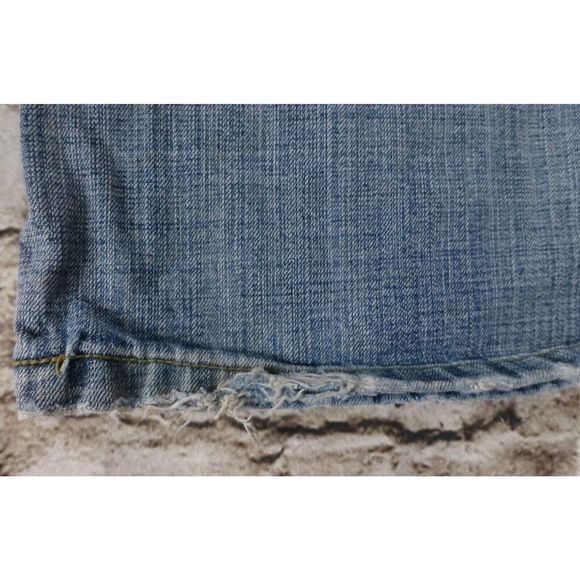 XRay Jeans Denim Women's Size 25 25x31 Destroyed Distressed Blue Boot Cut - Picture 8 of 9